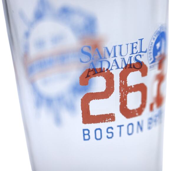 Samuel Adams 118th Boston Marathon 2014 26.2 Boston Brew 6" 16oz Pint Glass - Picture 5 of 5